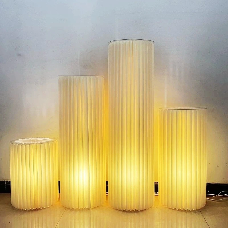 

Wedding Luminous Origami Dessert Table Folding Roman Pillar Folding Pillar Road Guide Proposal Birthday Party Proposal Column La