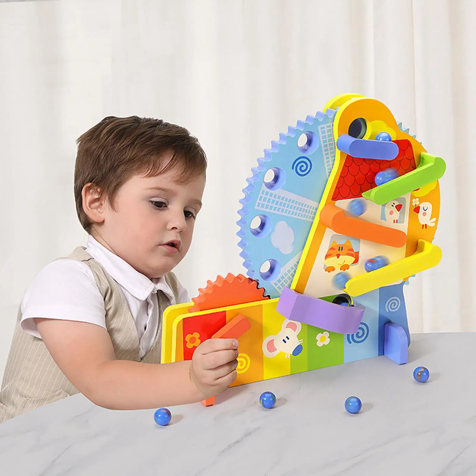 

Construction DIY Building Bricks Motor Skill Wheel for Boys & Girls