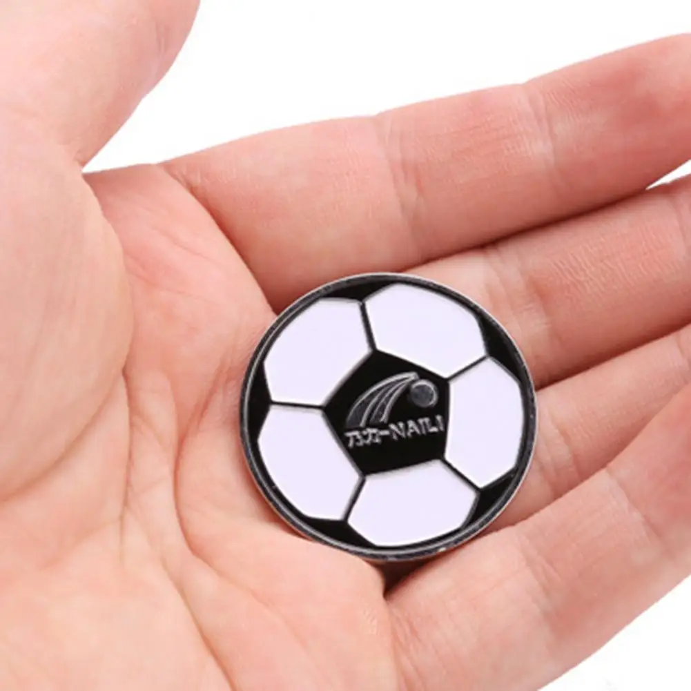 Monete di lancio del calcio lega arbitro di calcio FlipCoins sollievo antiruggine visibile su due lati giudice FlipCoins forniture di calcio