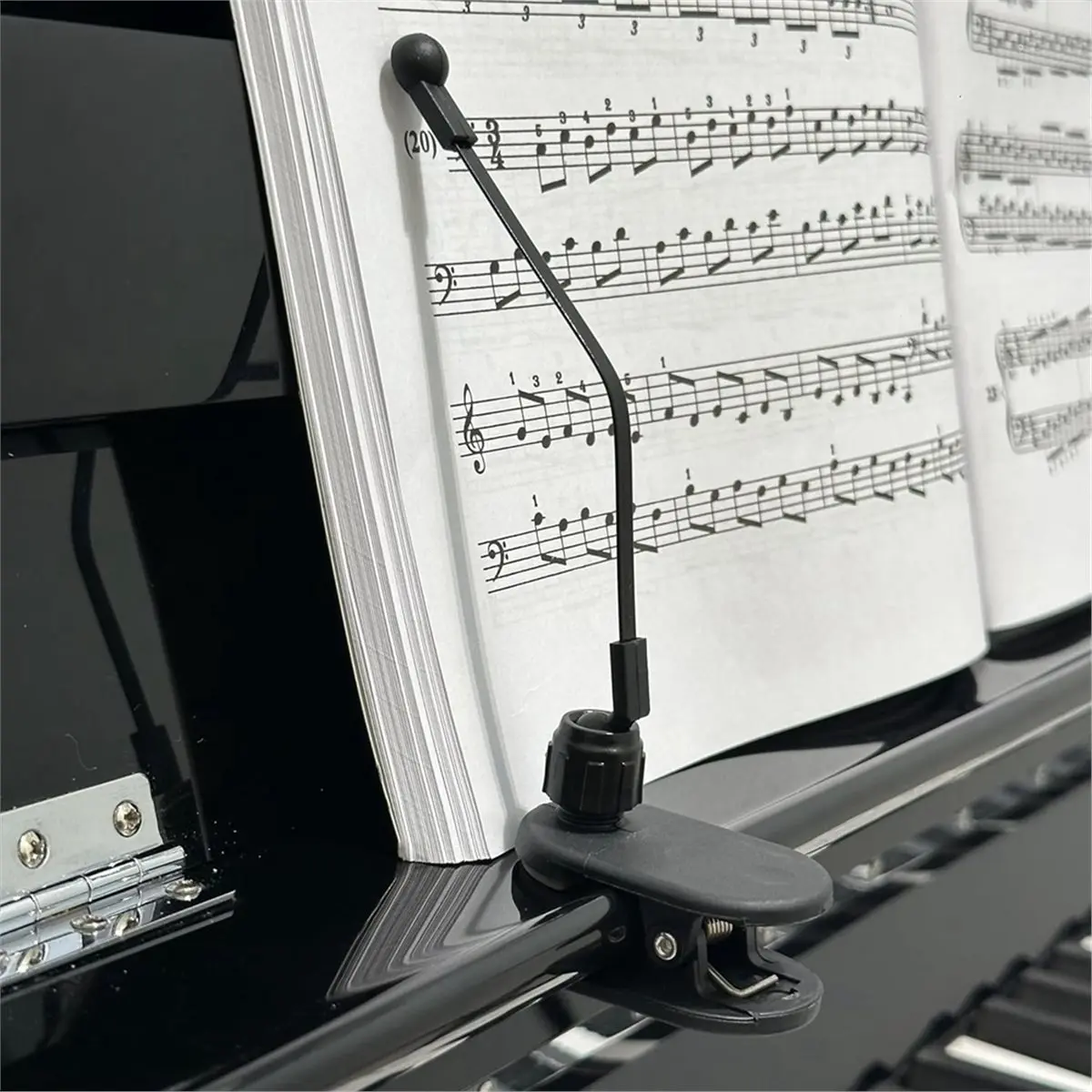 828 Mega Sale Piano Music Book Clip Universal Adjustment Sheet Music Clip Page Holder Music Score Holder for Piano view 6