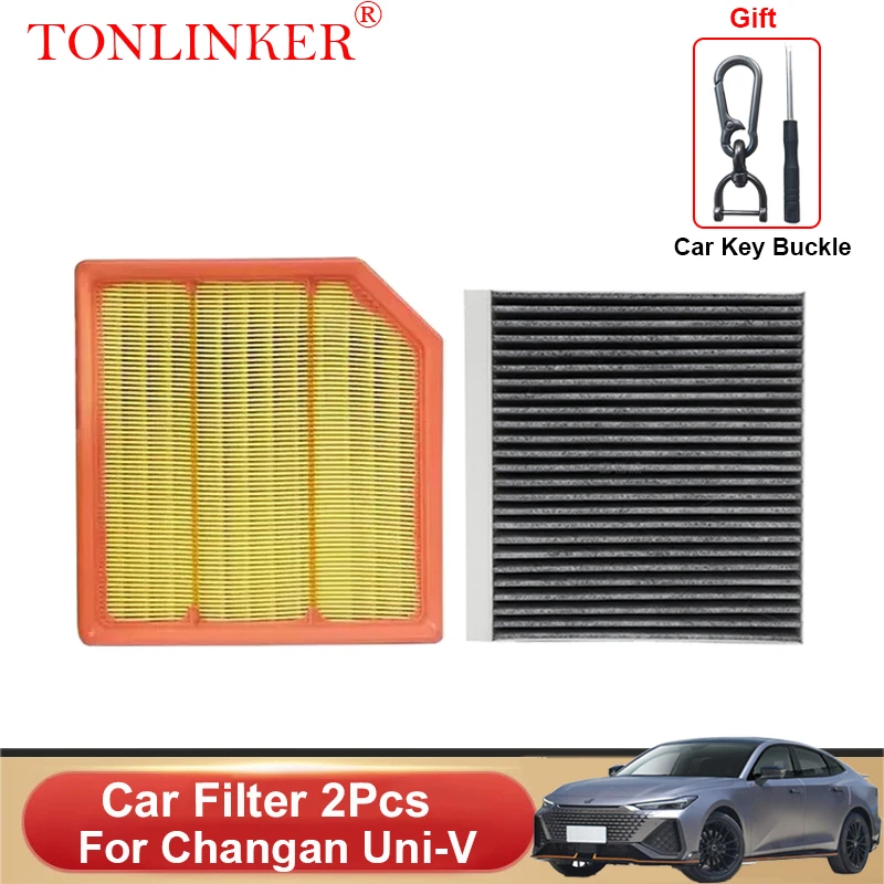 

TONLINKER Cabin Air Filter 2Pcs For Changan UNI-K UNIV UNIT Multiple Filtering Car Filter OEM:S3010140903,C281F2801032601