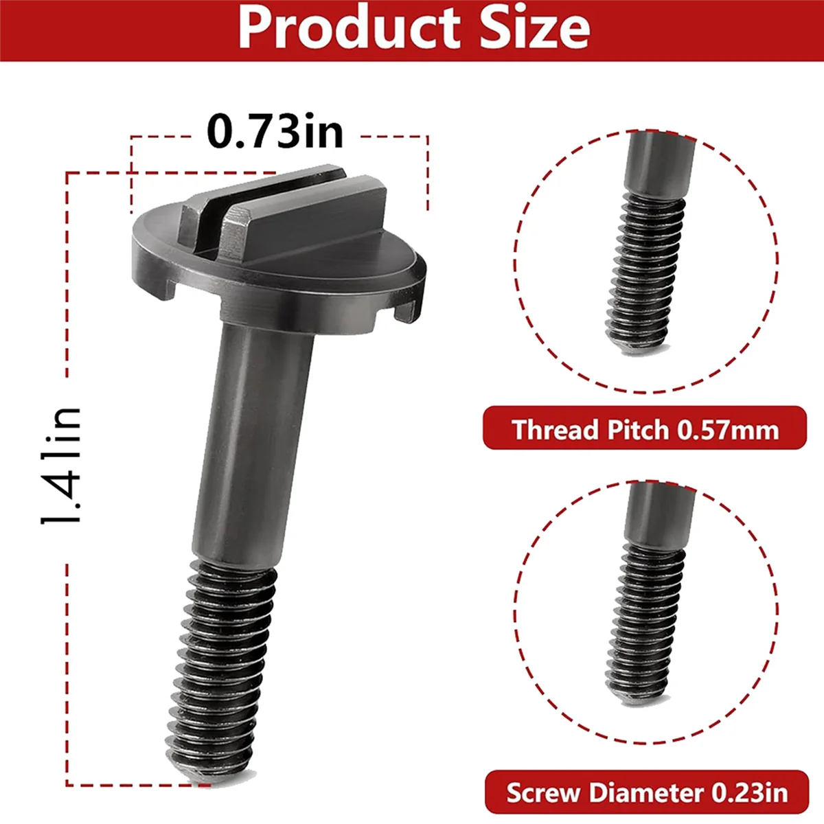 CYL-06-75-0025 Blade Backing Pad Screw Replacement for 2626-20 Multi-Tool