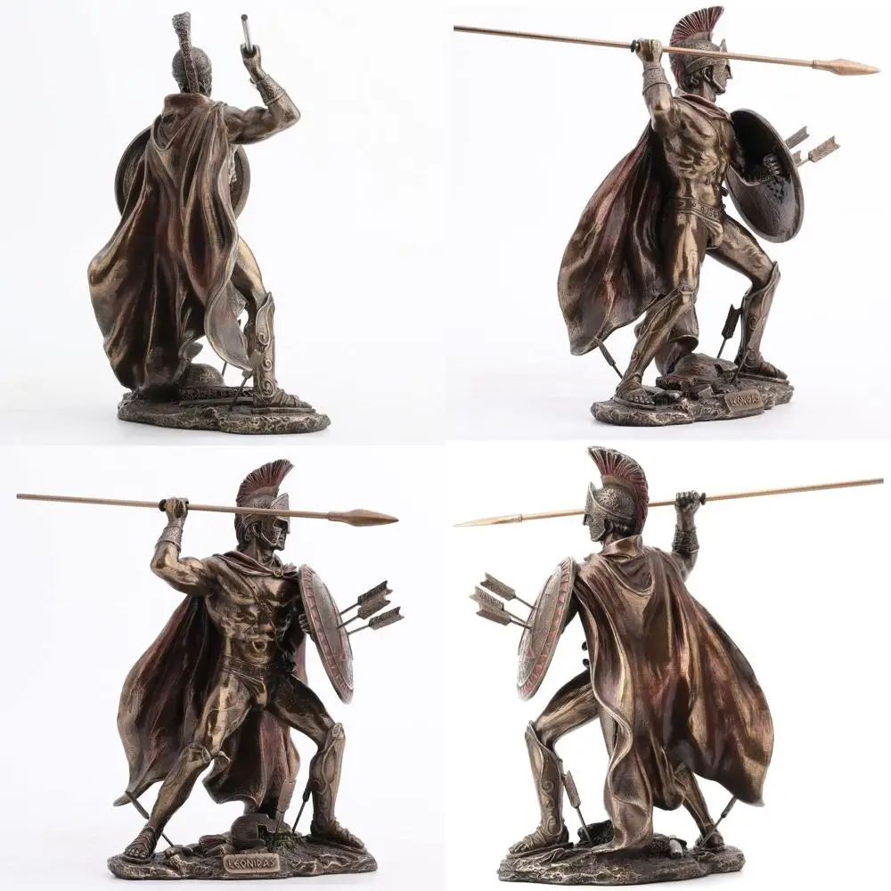 

Статуя Короля Леонадас 8,5, Спартанский воин, Скульптура из бронзовой смолы холодного литья