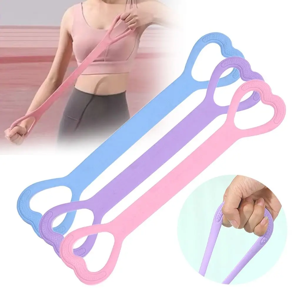 Arm Back Shoulder Exercise Stretcher Yoga Pilateselastic Band 8-Figure Portable Tension Rope Bodybuilding Resistance Strap