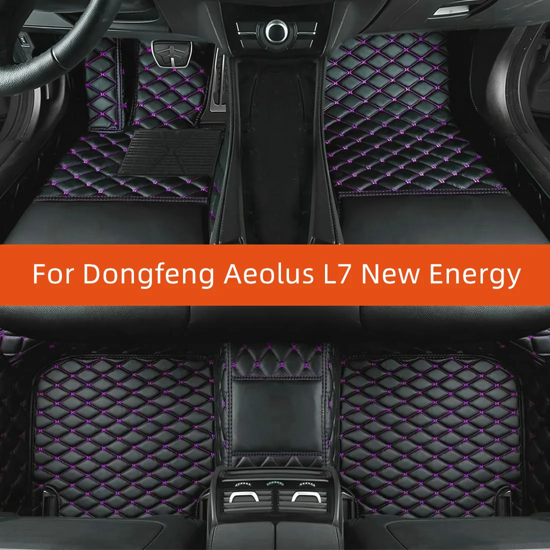 

Custom Leather Car Floor Mat For Dongfeng Aeolus L7 New Energy 2024 2025 2026 Car Mat Interior Accessories