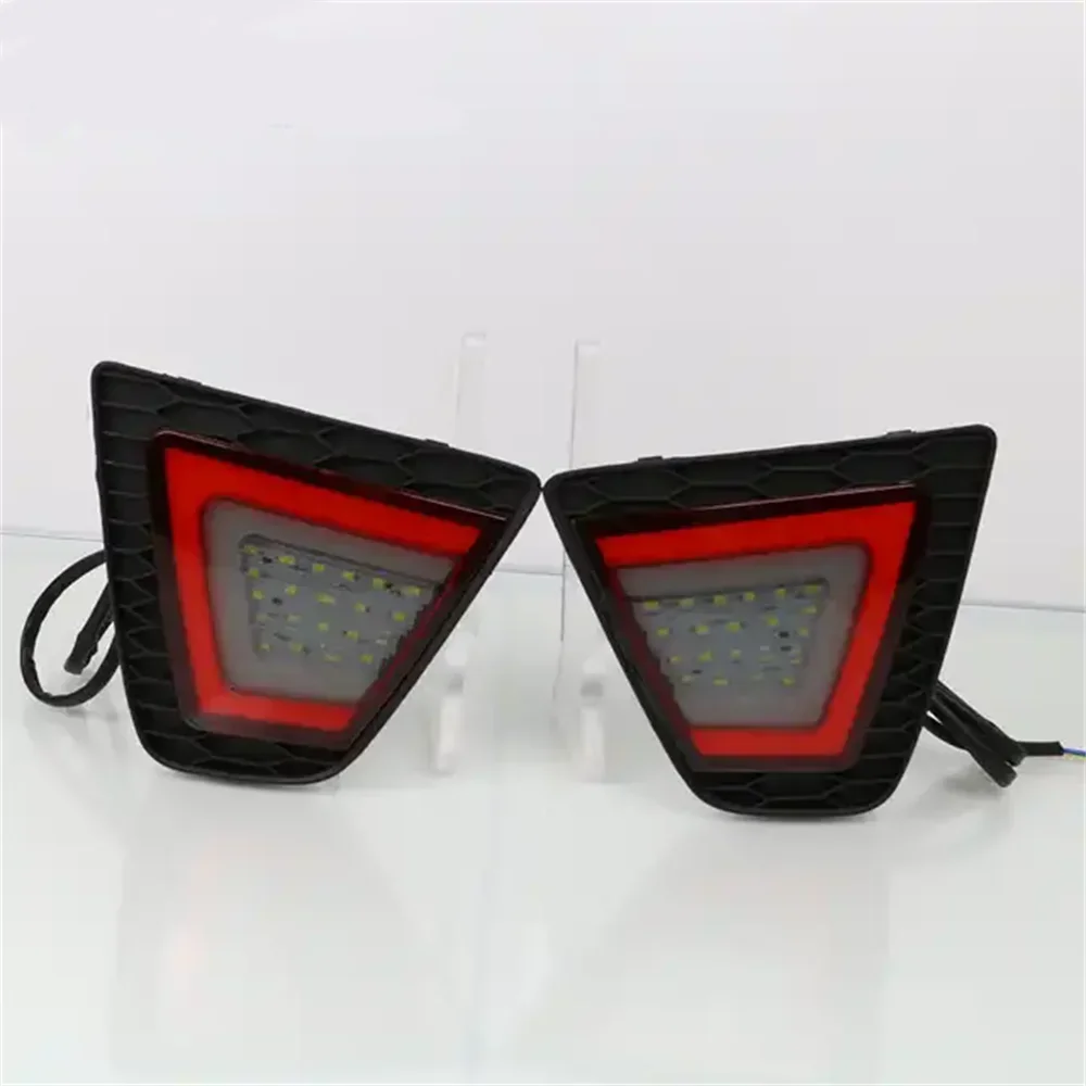 For Honda Fit/Jazz Reflector Multi-functions Rear Tail Light LED Rear Bumper Light Auto Brake Light 2014 2015 2016