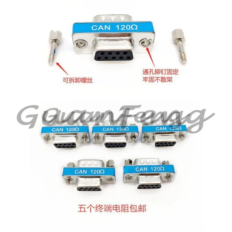 CAN Bus Termination Resistor - DB9 Revolution Mother - Built-in 120 Ohm - ValueCAN-Vector-ETAS Compatible