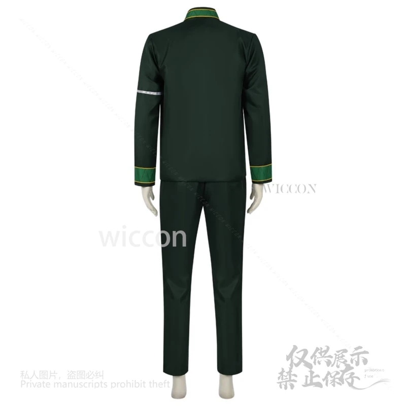 キルヤミツキコスプレ衣装プリントシャツピンクベルトコート制服衣装アニメウインドブレーカーウィッグ男性ハロウィンパーティーカスタマイズ