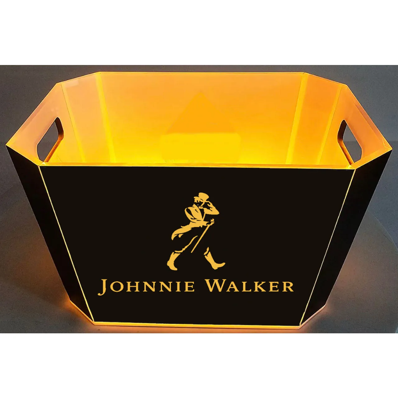 JOHNNIE WALKER czarna etykieta wiaderko z lodem LED