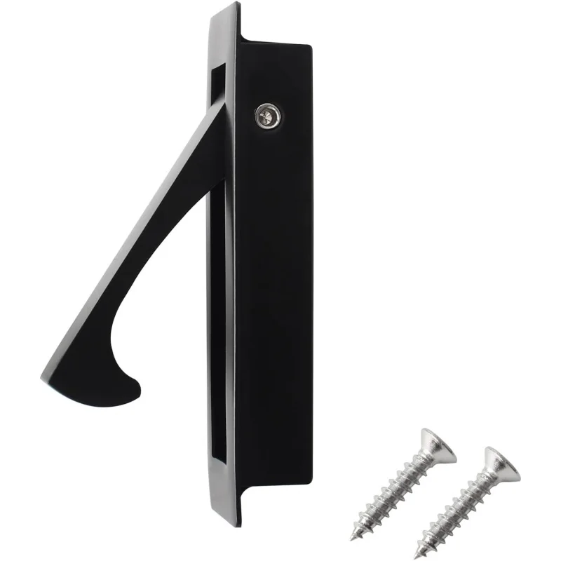 

80 мм карманная дверная ручка для скрытого монтажа, матовая нержавеющая сталь, круглая ручка для пальцев, скрытая дверная фурнитура, раздвижной шкаф