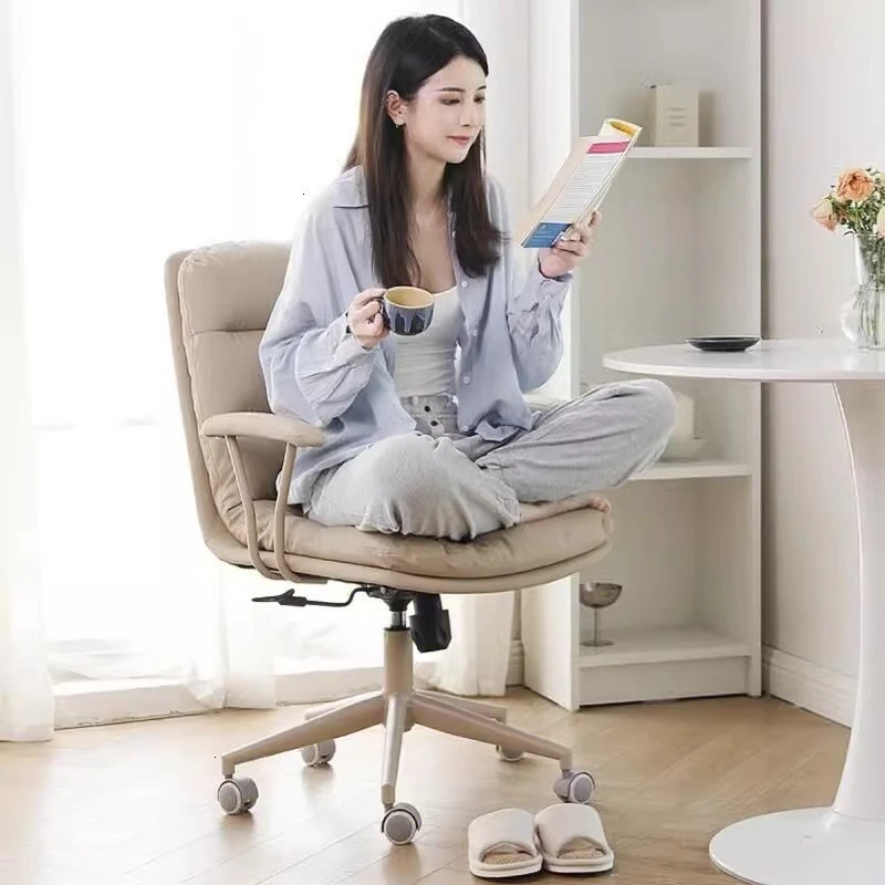 Modern Adjust Vanity Chair Leisure Living Room Advanced Fashion Vanity Chair Bedroom Villa Office Furniture Cadeira Ls40szy