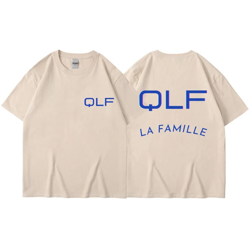 Qlf La Famille Men Women Fashion T-shirts Male Cotton West Tshirt Le Monde Chico Album for PNL Lovers French Rap Band Print Tees