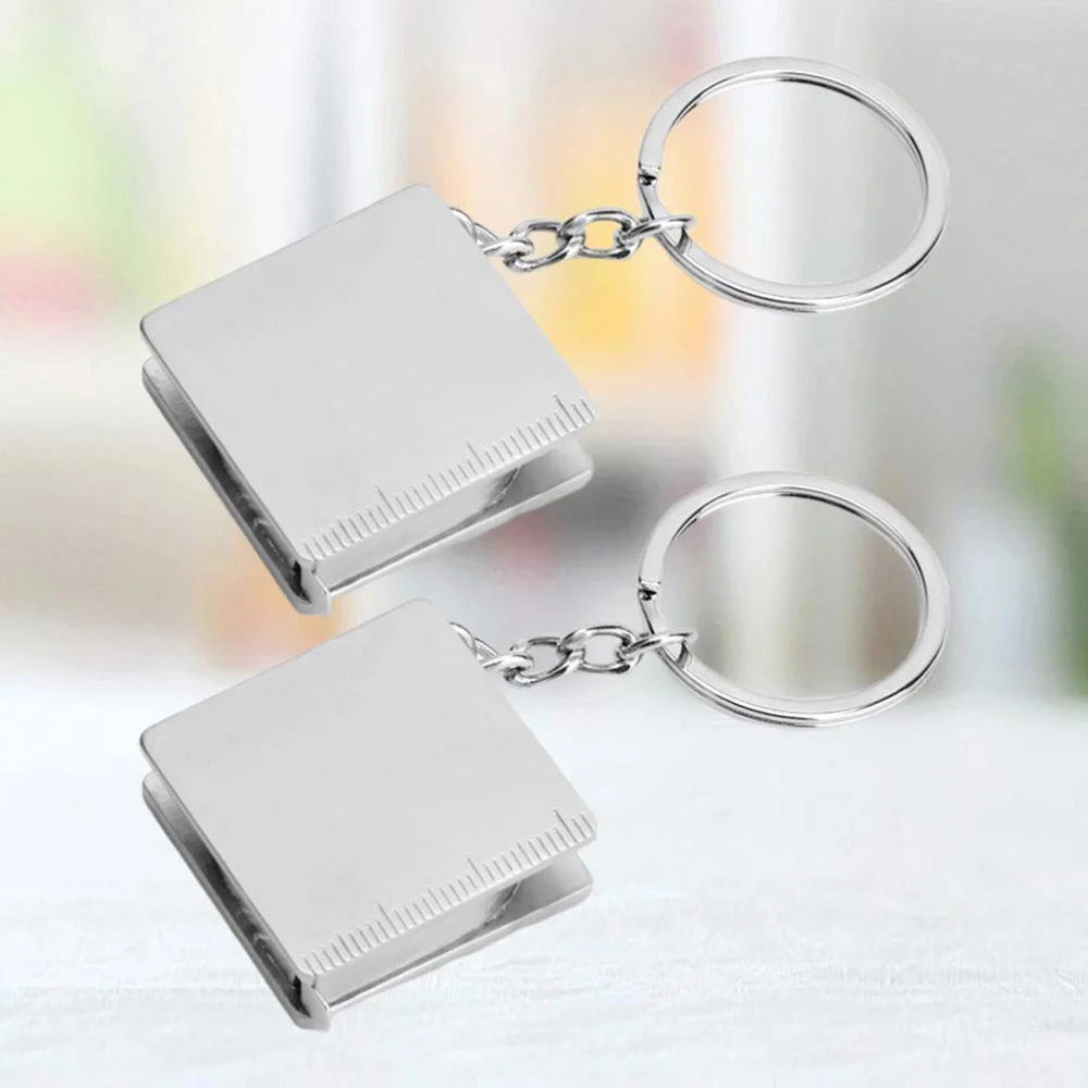 1 متر شريط قياس المفاتيح قابل للسحب شريط قياس المفاتيح المحمولة كيرينغ سحب حاكم قياس الشريط قياس أداة #6