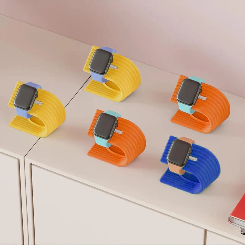 3D Printed Watch Stand U-shaped Charging Dock Station Sturdy For Apple I Watch Elegant Display And Organizer