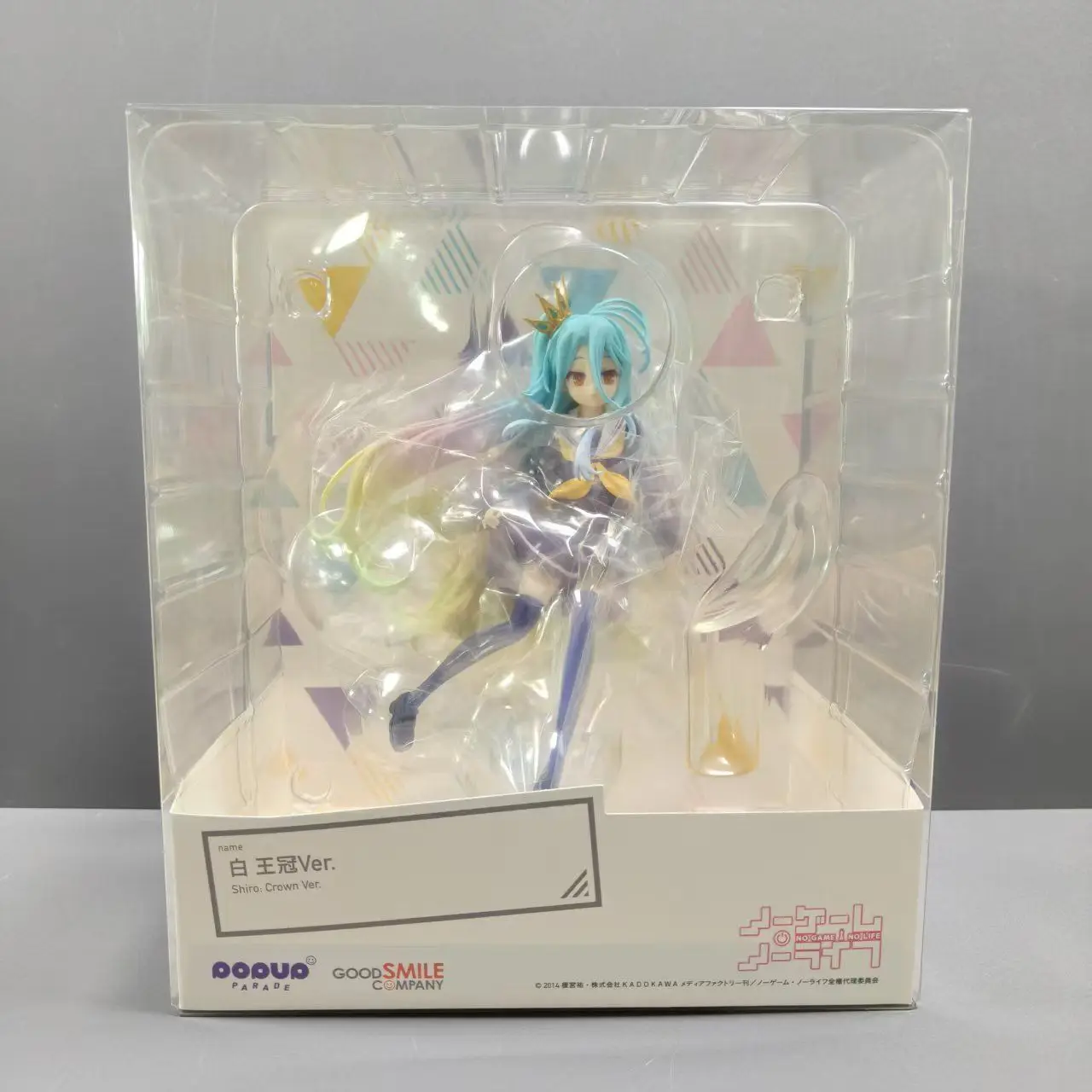 

Original Brand New GSC POP UP PARADE Shiro NO GAME NO LIFE Crown Version Figure Model Statue Gift Anime Figure