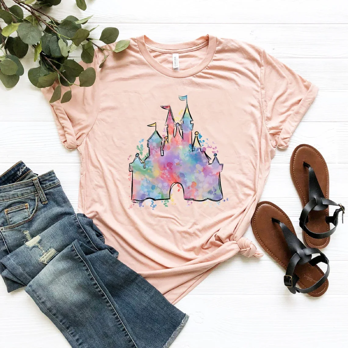 T Shirt Princess Castle Shirt Vacation Tshirt Shirts Animal Kingdom T-Shirt Matching Family Tee graphic t shirts  y2k top