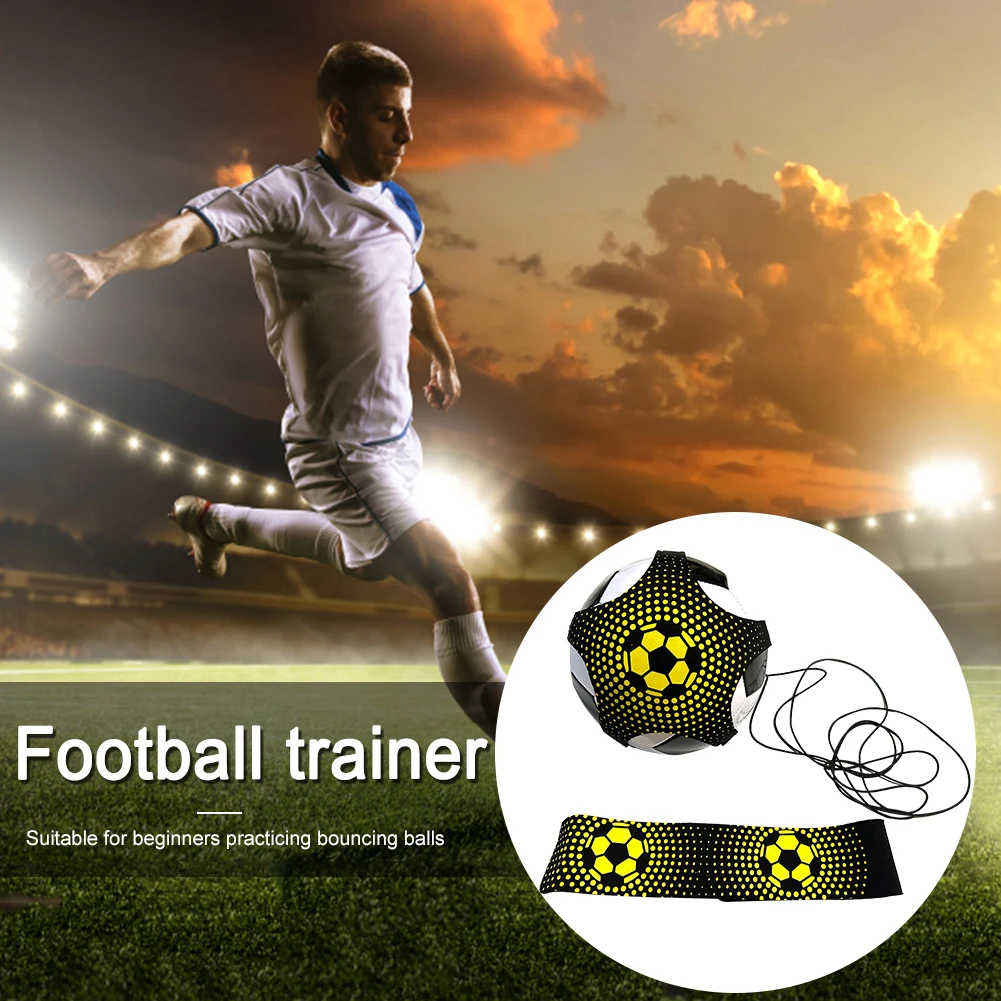 Solo Practice Training Belt Wear Resistant Elastic Soccer Trainer Belt Soccer Practice Trainer for Soccer Ball Practice