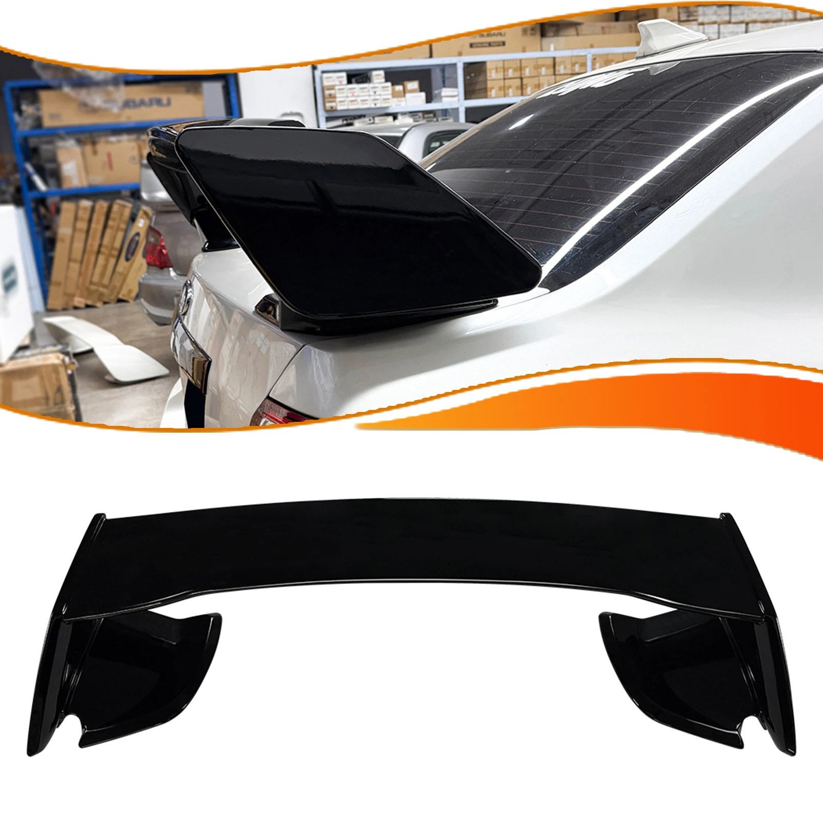 

Rear Trunk Spoiler Lip For Subaru Impreza WRX STI 2008-2014 Roof Spoiler Tail Wing Lips