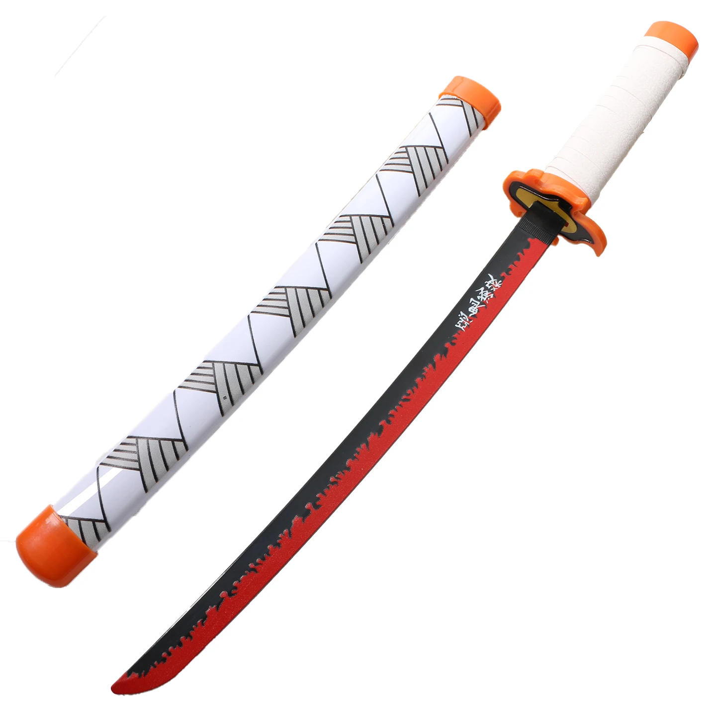 45cm Newest Cosplay Hagashi Akihito Plastic Katana Model Role Play Anime 18inch Shinazugawa Sanemi Toy Sword