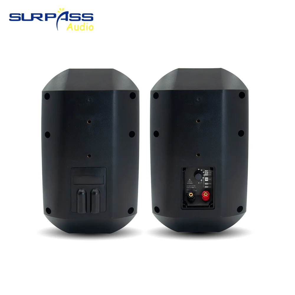 6 Inch 80W Indoor Outdoor Speaker Waterproof IP56 Wall Mount Speaker Power Selection 70V/100V/8Ω For Home Theater Garage