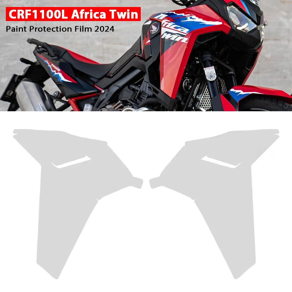 

CRF1100L PPF защитная пленка для краски для Honda CRF 1100L Africa Twin 2024, мотоциклетная пленка из ТПУ против царапин, защитная часть обтекателя