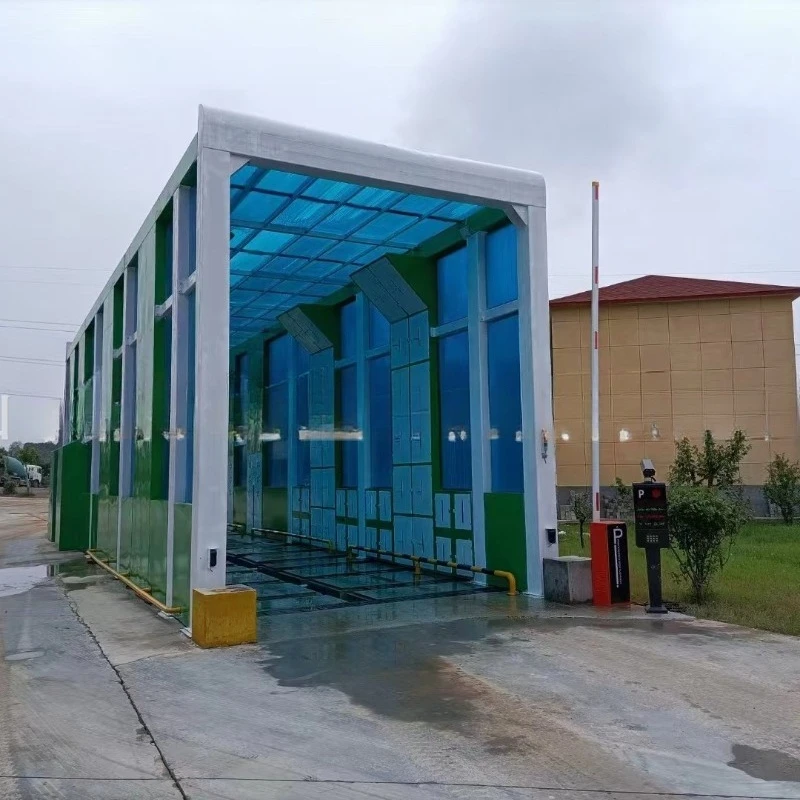 Automatic induction car washing machine, gantry type engineering car washing machine