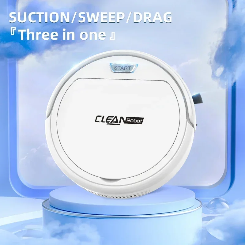 Robot Vacuum Cleaner USB Rechargeable Automatic Sweeping Carpet Dust Suction Cleaning Mop Sweep And Wet Mopping Floors