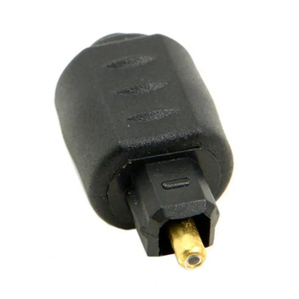 Toslink к Мини оптическому адаптеру Toslink к мини M 3,5 мм Портативный цифровой адаптер четкости звука с круглой головкой К квадратной головке