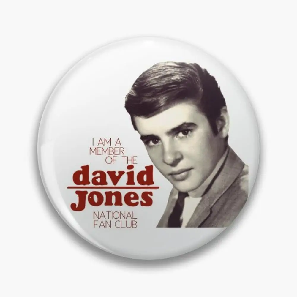 David Jones Fan Club The Monkees Pin Buttons Brooches Jewelry Accessory Customize Brooch Fashion Lapel Badges