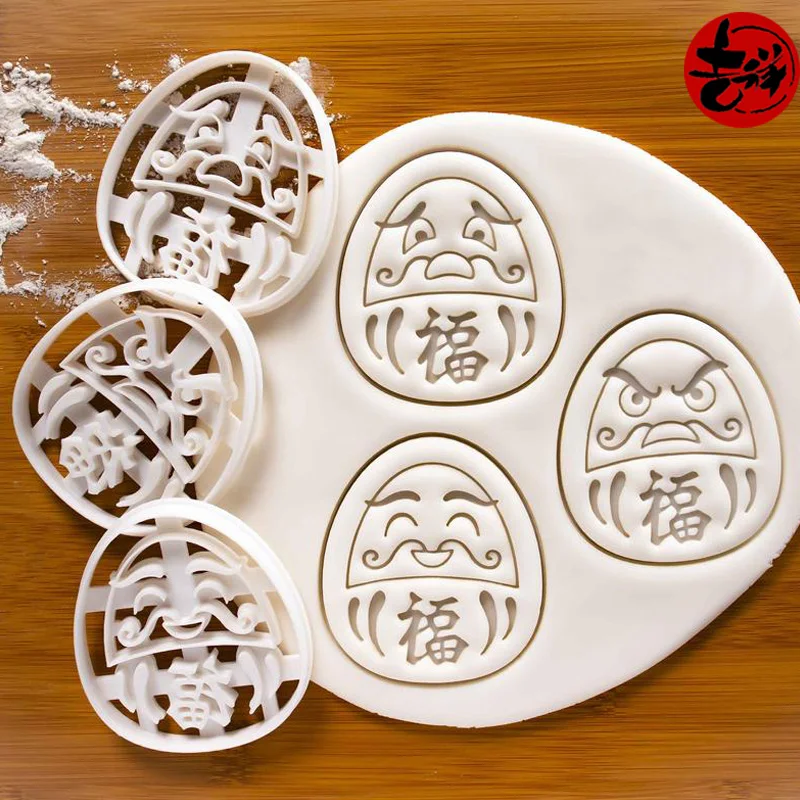 Molde para Galletas con Forma de Perro de la Suerte, Diseño Chino, Utensilios para Hornear Galletas de Mantequilla