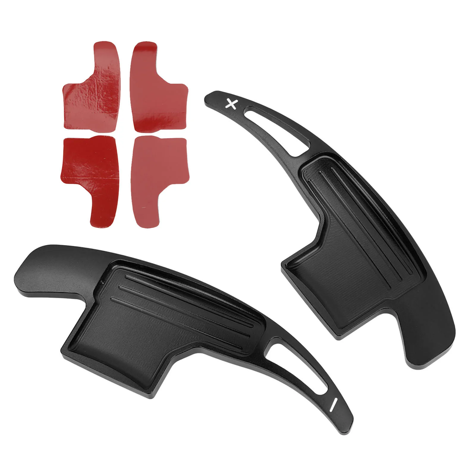 1 Pair Aluminum Alloy Paddle Shifter Extension Replacement For Ford Mustang V6 EcoBoost GT Shelby 2015‑2022