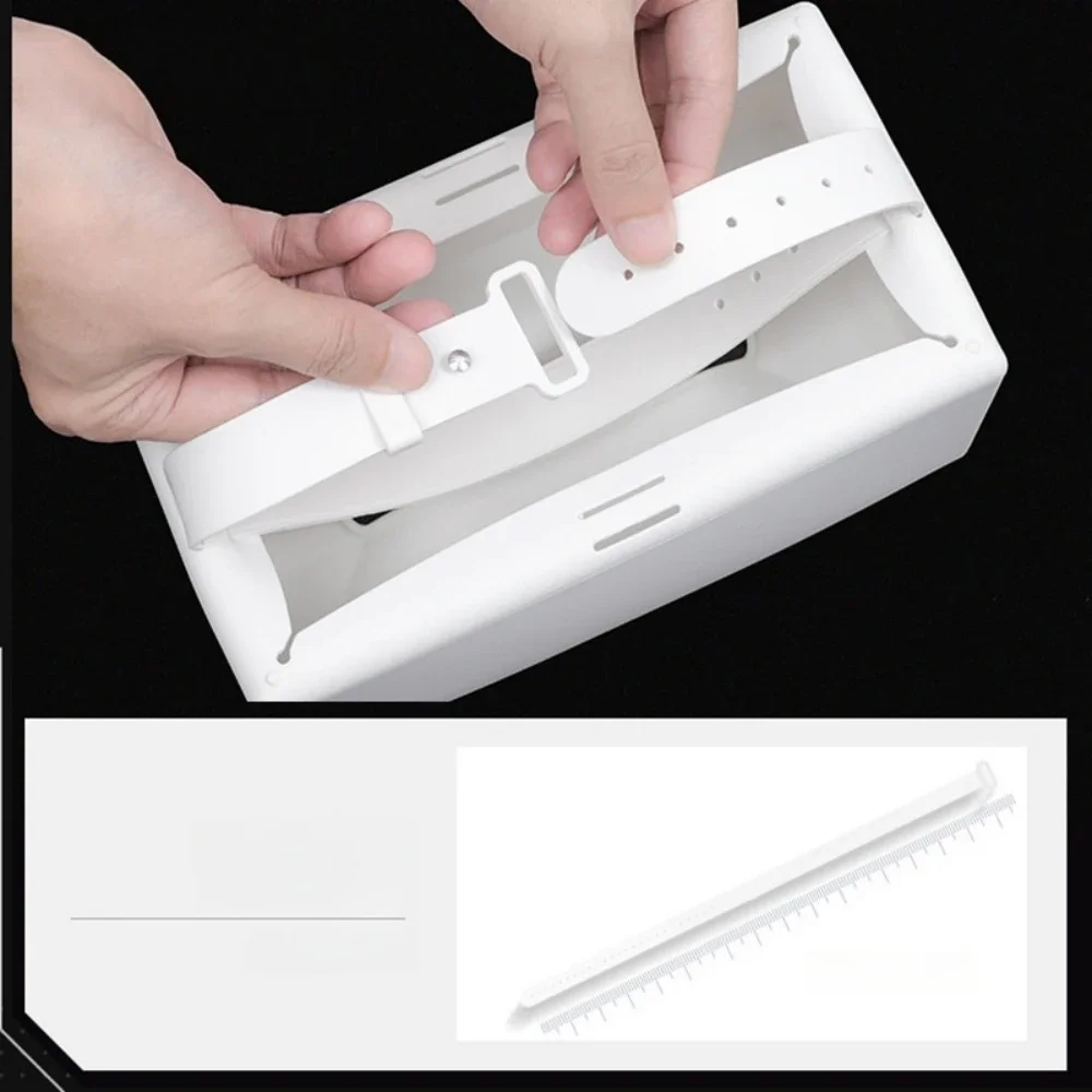 Voor Tesla Cybertruck Siliconen Auto Tissue Box Rugleuning Hangende Tissue Houder Box Met Fix Strap Auto Interieur Accessoires