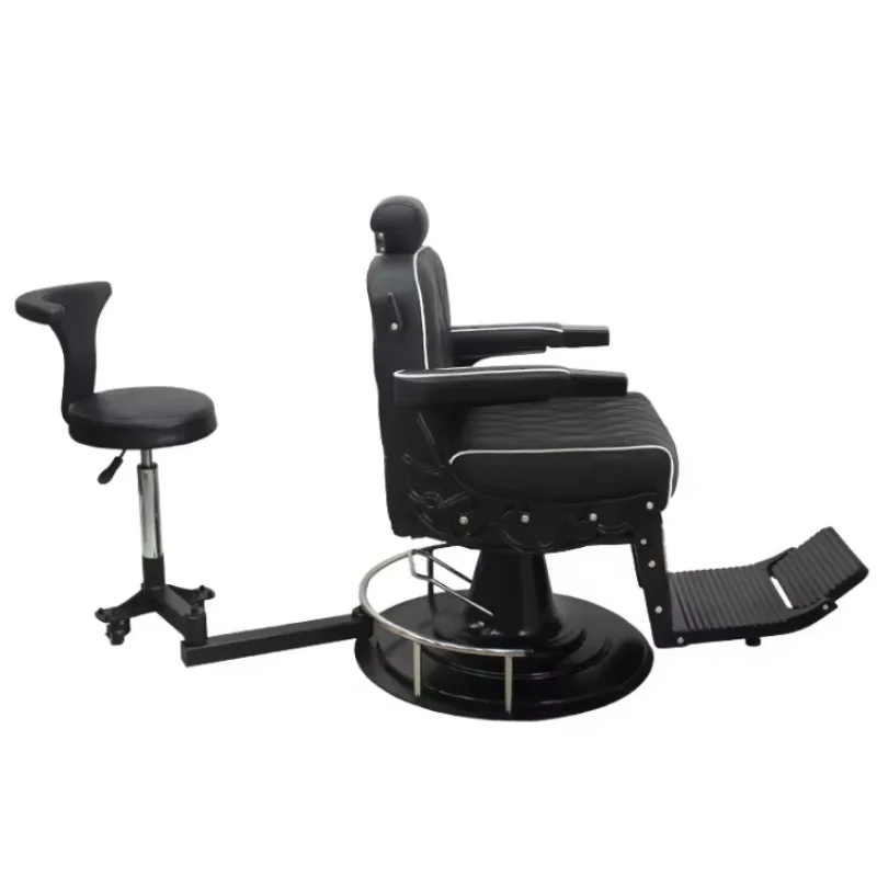 Factory 360° Swivel Hydraulic Stylist Chair Rotating Steel Barber Stool Adjustment Base Hairdressing Technician Chair for Barber