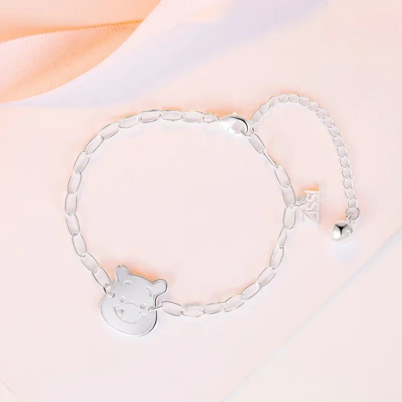 Disney Winnie The Pooh Bracelets Cartoon Peripherals Cute Jewelry Accessories Fashion Women Girlfriends Birthday Christmas Gifts