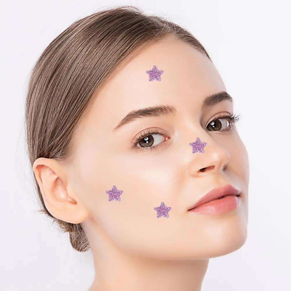 

Colorful Shiny Star Acne Patch Fashionable Concealer Patch Purulent Removing And Acne G7A6