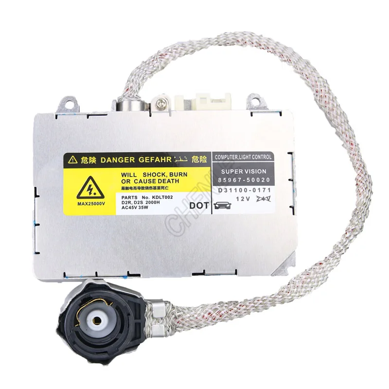 

DDLT002 KDLT002 Xenon Light HID Headlight Ballast For D2 GS1G510H3 / 997.631.28301/ 84965-AE020 / 2C54-13C170-AA / 85967-30050