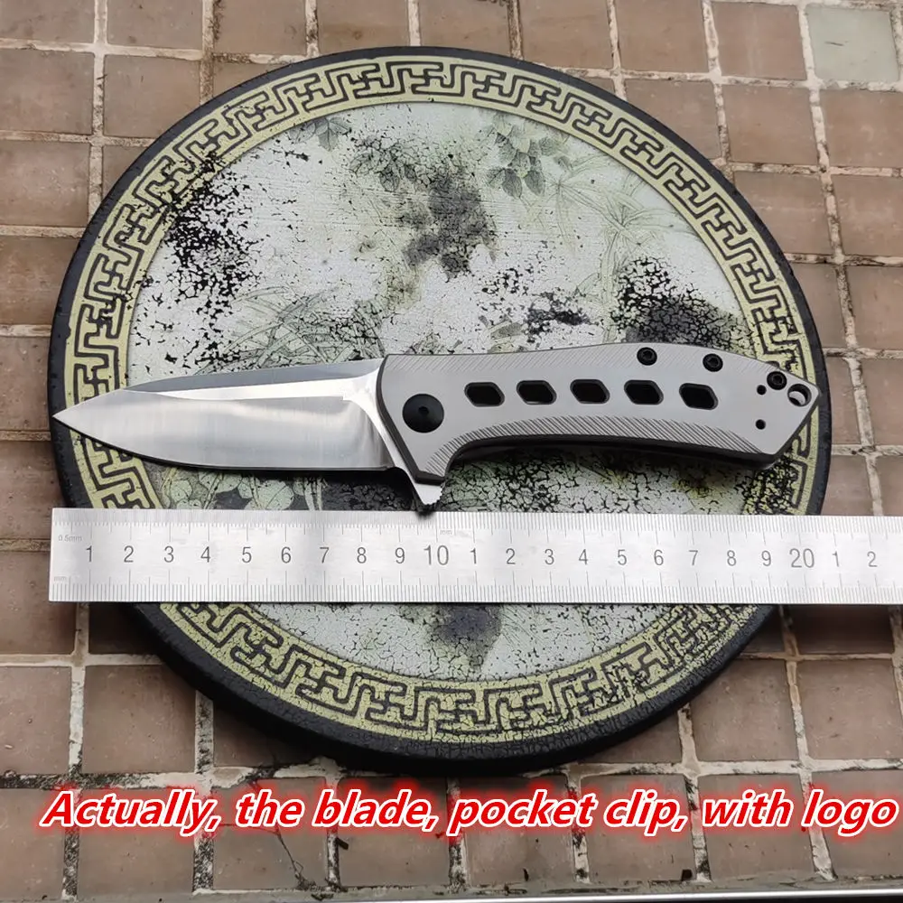 

JUFULE Rexford 0801 Ceramic Bearings TC4 Titanium Handle Mark M390 Blade Survival EDC Tool Camping Hunting Outdoor Folding Knife