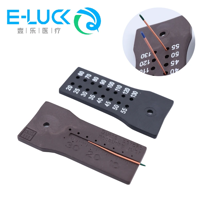1pc Dental Endo Rulers Gutta Percha Cutter Endodontic Span Measure Dentistry Instrument Tool