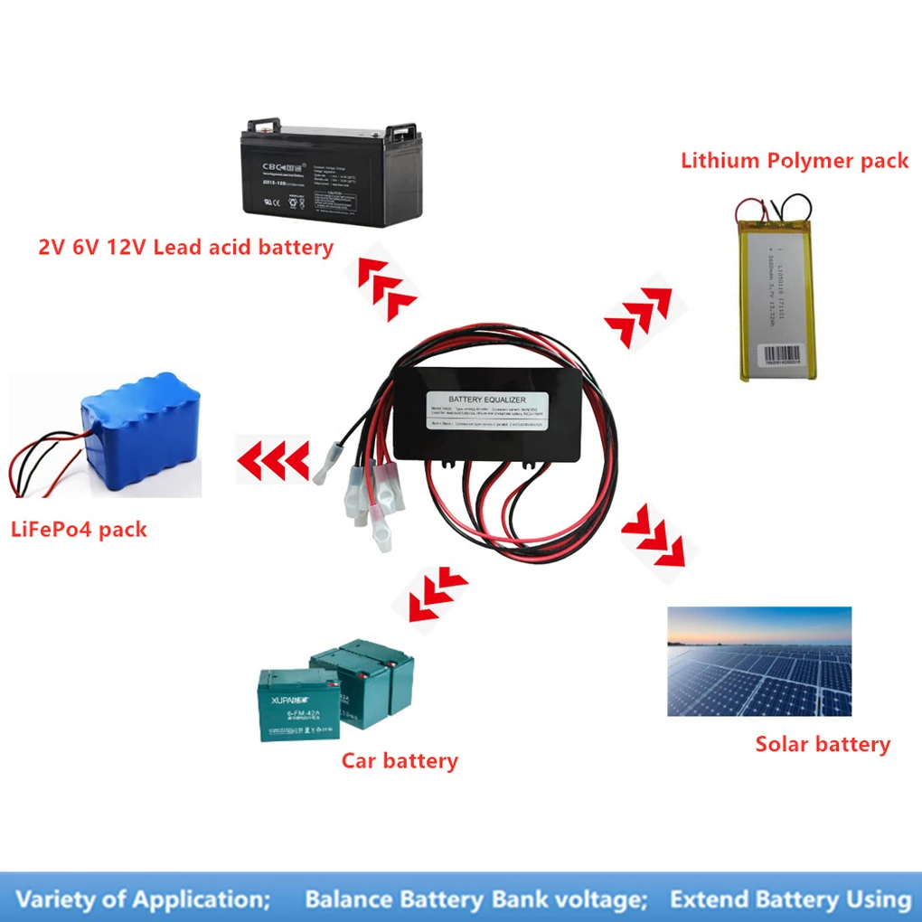 

Universal Car DC 48V Battery Equalizer Voltage Balancer Batteries Regulator Automotive Automobile Modified Accessories