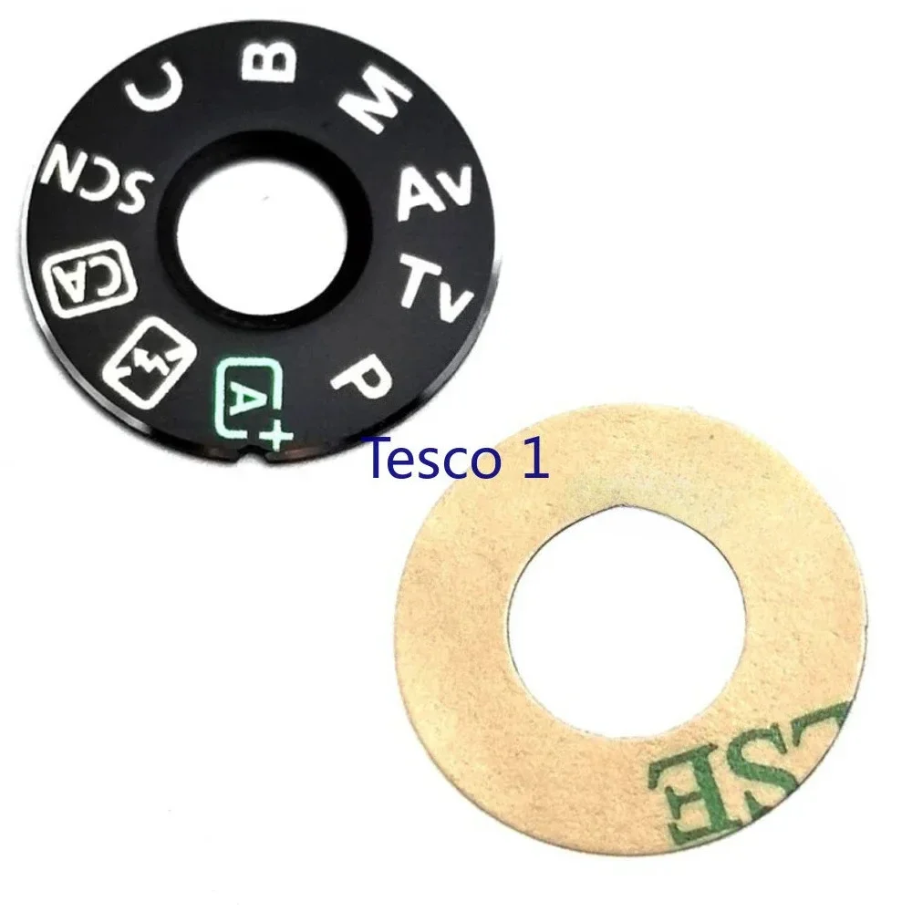 New Top Cover Function Dial Model Button Label for Canon EOS 70D with  Adhesive Tape Camera Repair Part