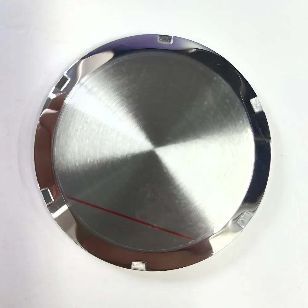 Нижняя крышка с лунным узором 37 мм, подходит для корпуса VK63, детали задней крышки из нержавеющей стали, детали часов, съемная нижняя крышка