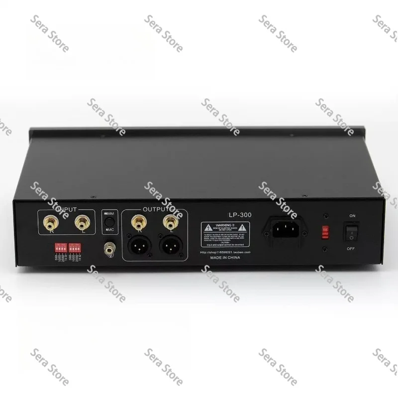 MM/MC dual-purpose vinyl phono amplifier LP300 has strong resolving power and rich details. gain: MM 240 times, MC 2000 times