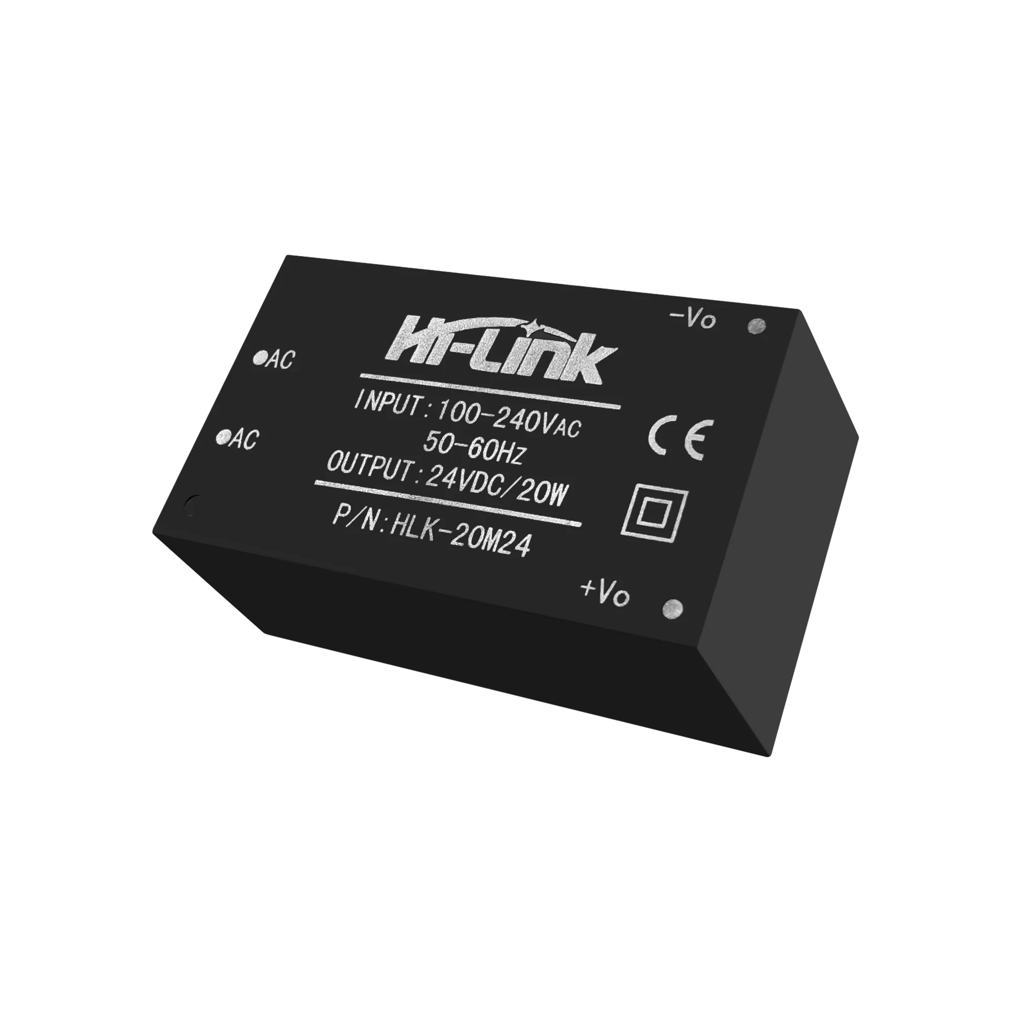 مفتاح صغير معزول تنحى وحدة امدادات الطاقة ، HLK-20M24 ، 220 فولت إلى 24 فولت ، 20 واط ، 0.83A ، التيار المتناوب تيار مستمر محول ، OEM ، ODM ، CEFCC ، 20M24 ، 2 قطعة لكل مجموعة