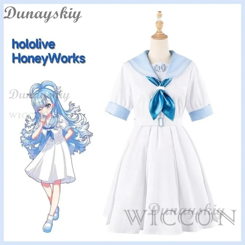 Vtuber Tokoyami Towa Yukihana Lamy Cosplay Costume HoneyWorks Member JK Dress School Uniform Woman Lovely Party Suit