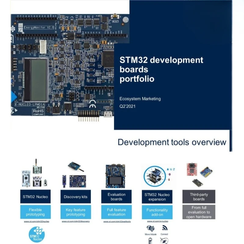SATEL-VL53L7CX PCB two bifurcated board modules, ranging sensor nucleo-f401