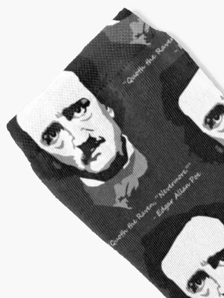 Edgar Allen Poe - Quoth the Raven Socks anime Running funny gifts Heating sock Socks Men's Women's