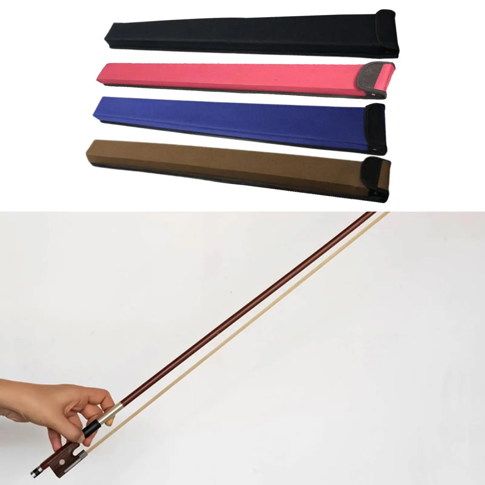 String Bass Bow Box Instrument Accessories Rainproof Protective Upright Double Bass Bow Case for Performances Outdoor Concert