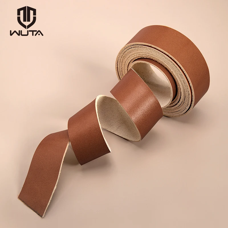 WUTA Top Grain Genuine Leather Belt Blank Strap First Layer Cowhide Leather Strip Belts Tags Making for Crafts Working Projects