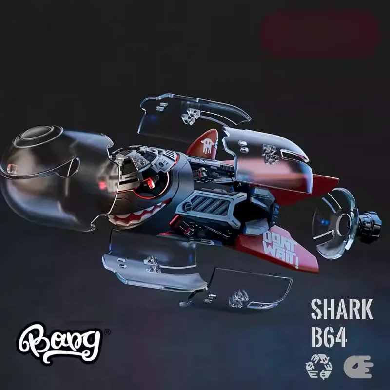 In Stock Bilibili Bullet Bin Boy Shark B64 Shark Rocket Trendy Play Handheld Ornament Gift