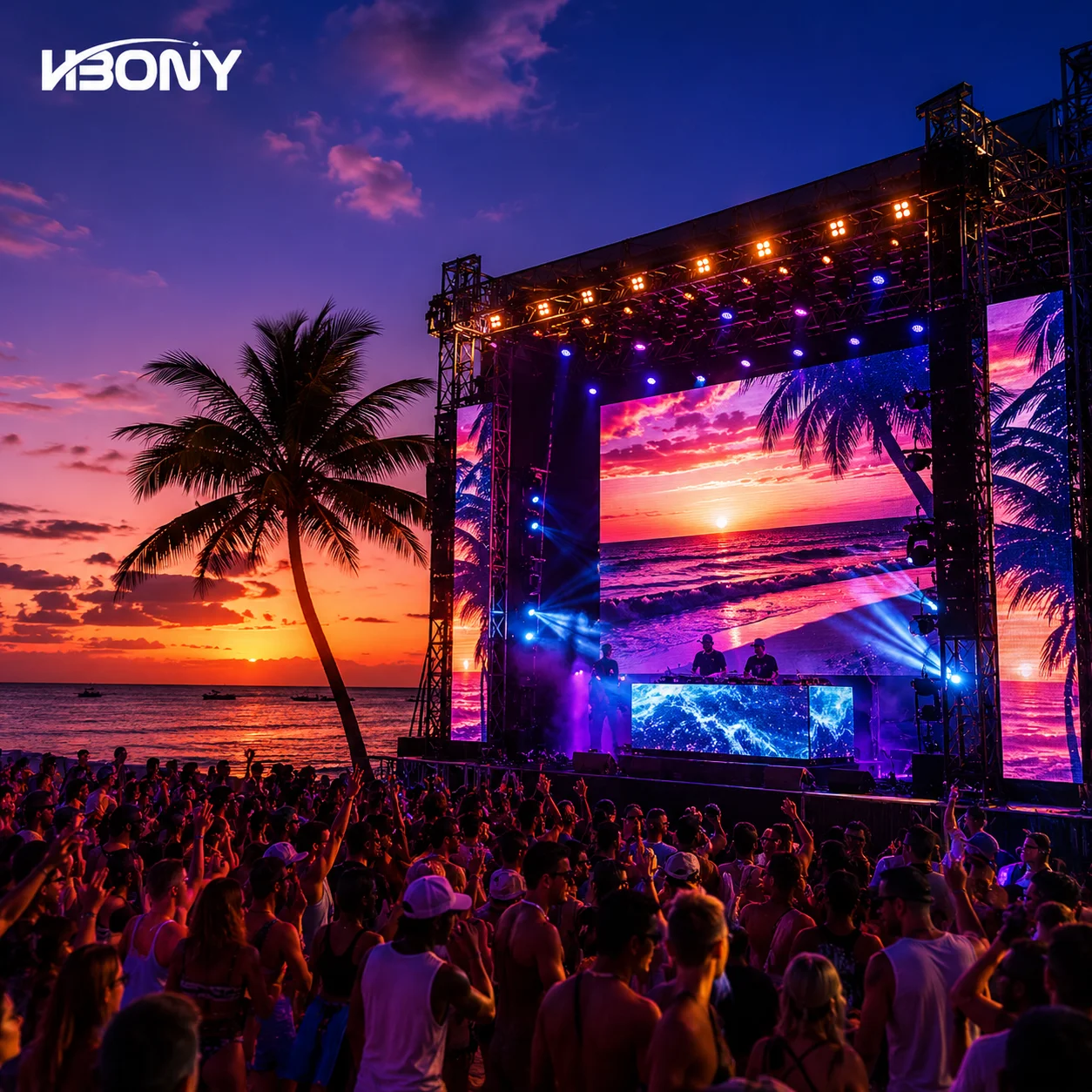 

Professional P2.6 Indoor Stage LED Rental Screen Front and Rear Service HD Video Wall for Corporate Event Meeting Stage Show HD